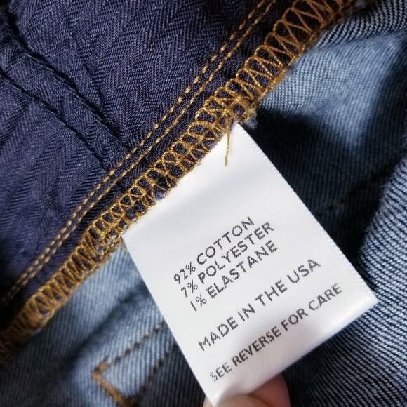 ANN Mashburn Midrise Dark Wash Jeans Made in USA - Picture 10 of 11